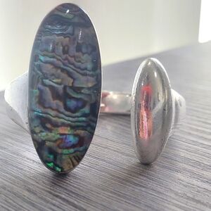 Stone and Stering Silver Bracelet